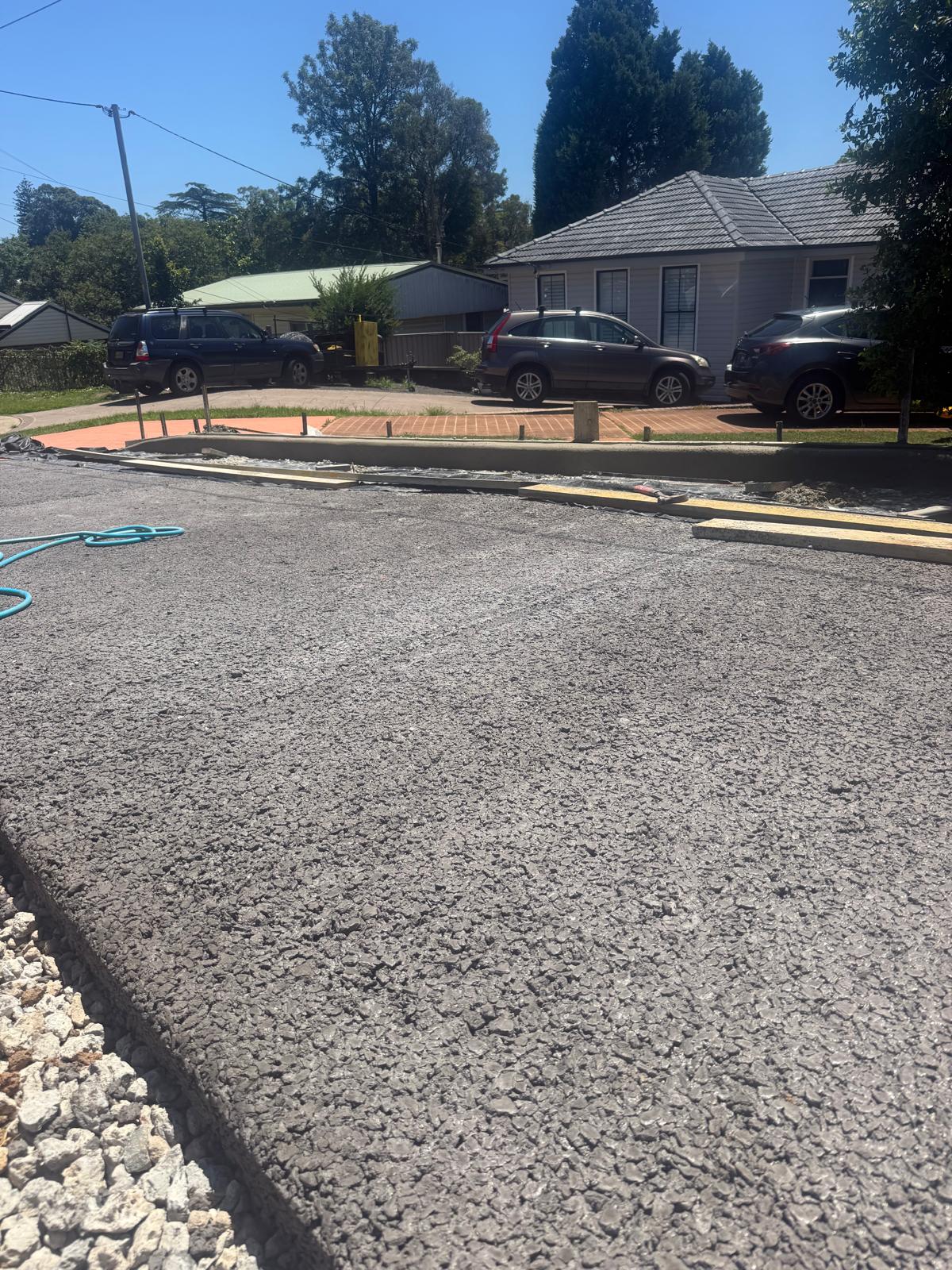 Permeable concrete driveway Lalor Park